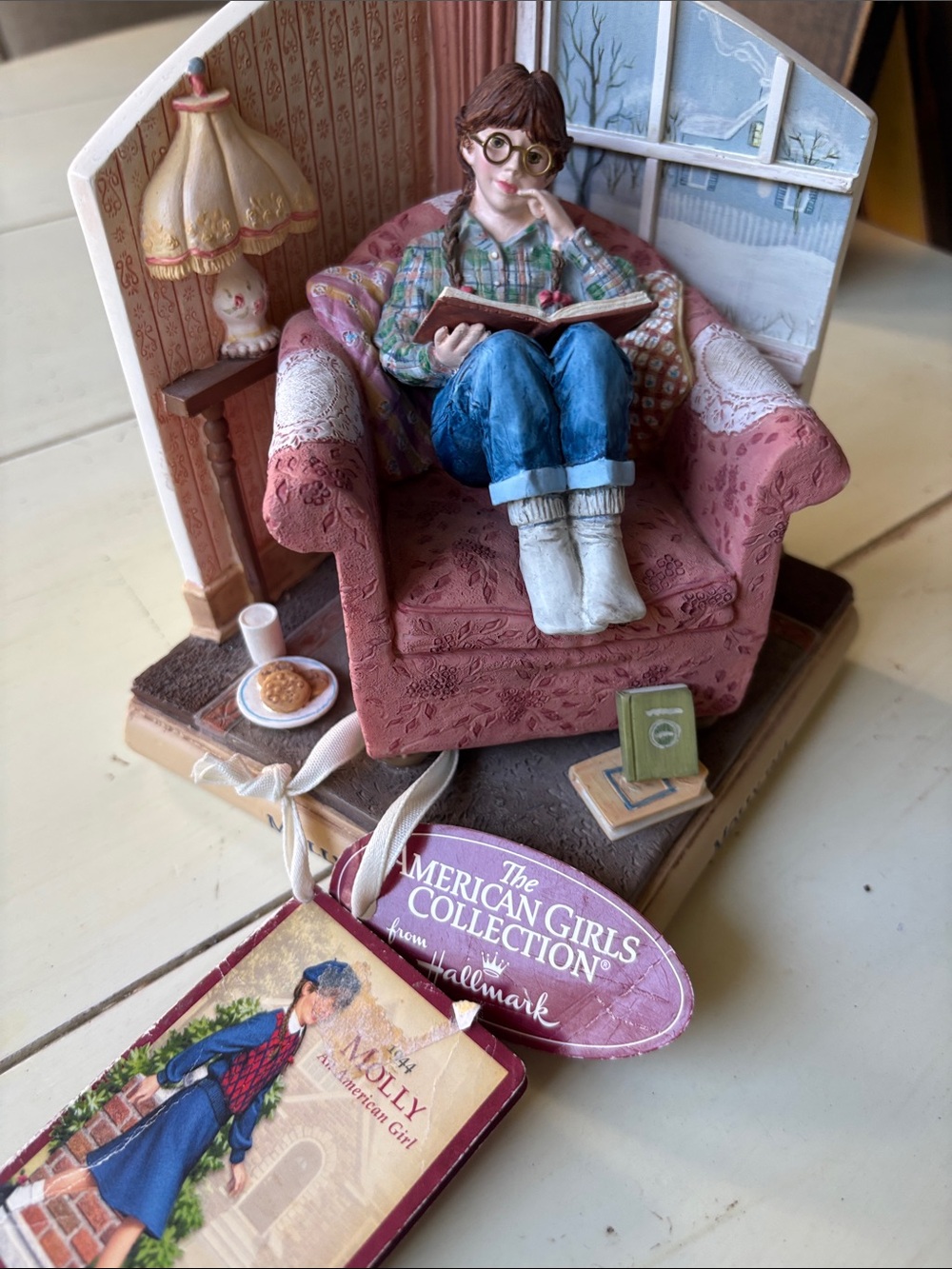Molly by American girl book ends